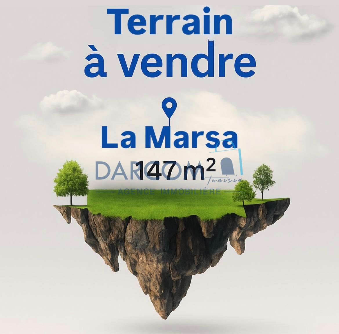 Terrain 147 m² à La Marsa