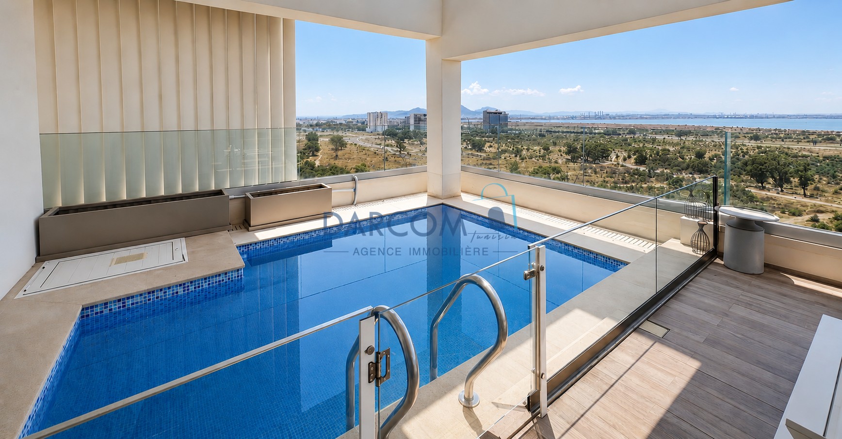 superbe penthouse aux Jardins de Carthage